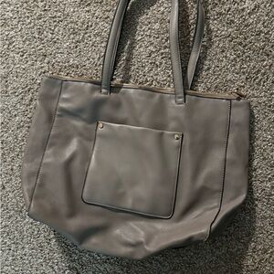 Gray Tote Bag